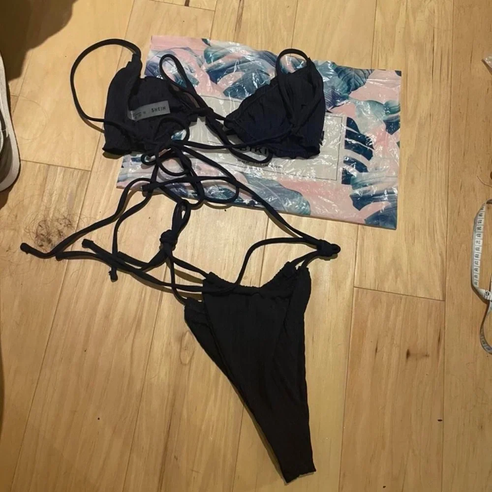 SHEIN Blue Bikini Set - Picture 2 of 2